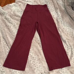 Lululemon high rise crop flare legging